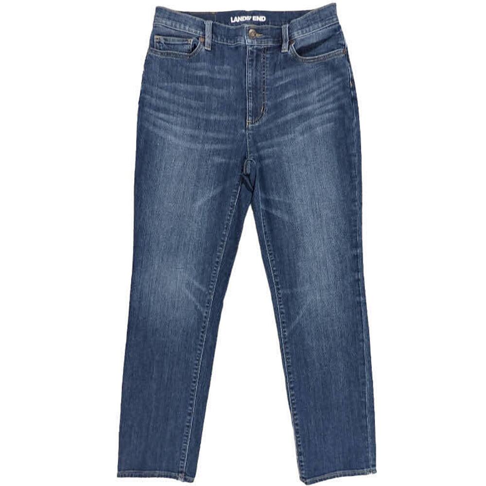 Lands' End Skinny Jeans Women Size‎ 10 Inseam 27" High-Rise W92